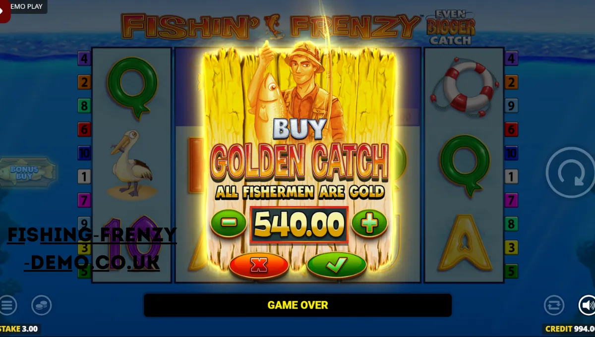Fishin' Frenzy Demo UK bonus
